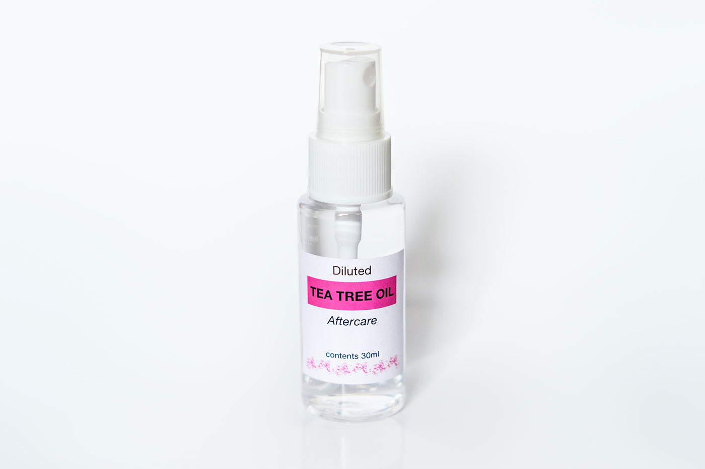 Diluted tea tree Aftercare